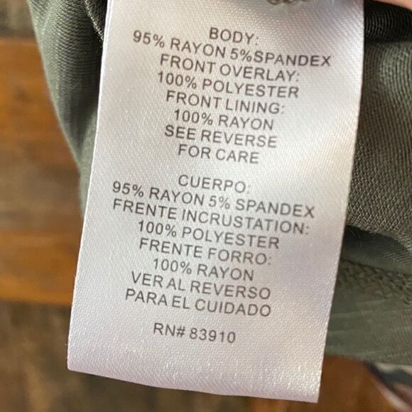 RXB Sz S NWT Khaki Camo Mesh Relaxed Casual T-Shirt - Picture 6 of 7